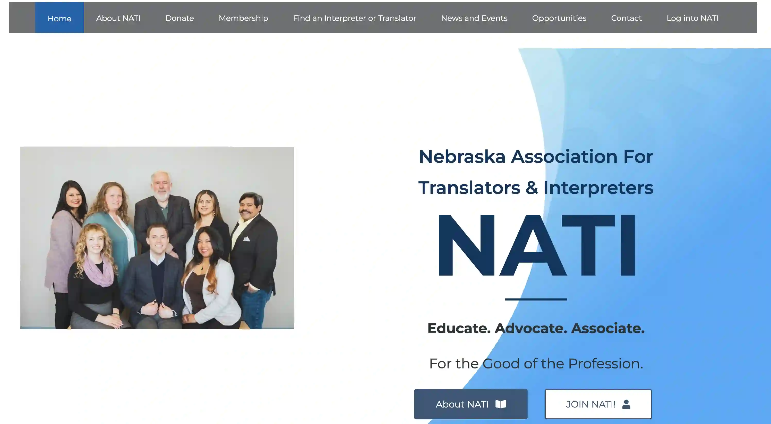 NATI custom WordPress platform